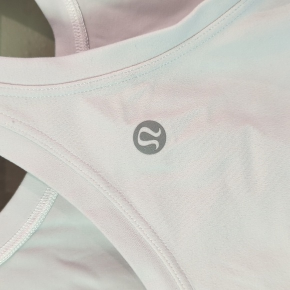 Lululemon White Racerback Tank - Picture 2 of 4